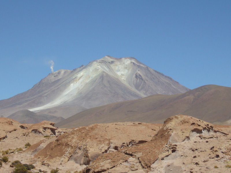 Volcano in the distance